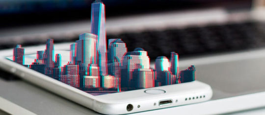 Image Hologramme 3D Ville